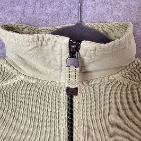 Tommy Bahama Sweatshirt Size M Green Relax Quarter Zip Rib Knit Pullover Beach - Picture 5 of 11